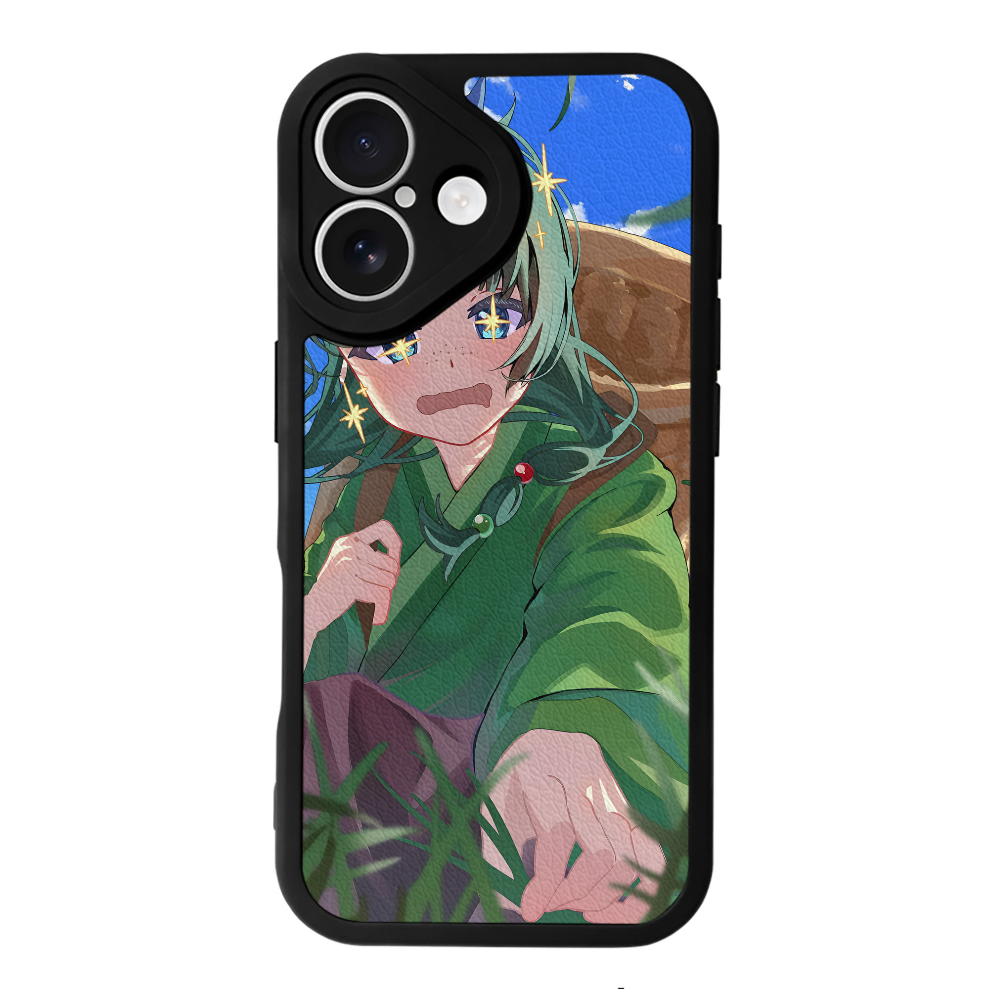 （画像用） 薬屋のひとりごと The Apothecary Diaries 【iPhone 16シリーズ対応】シリコンスマホケース（レザー調） 材質：シリコン